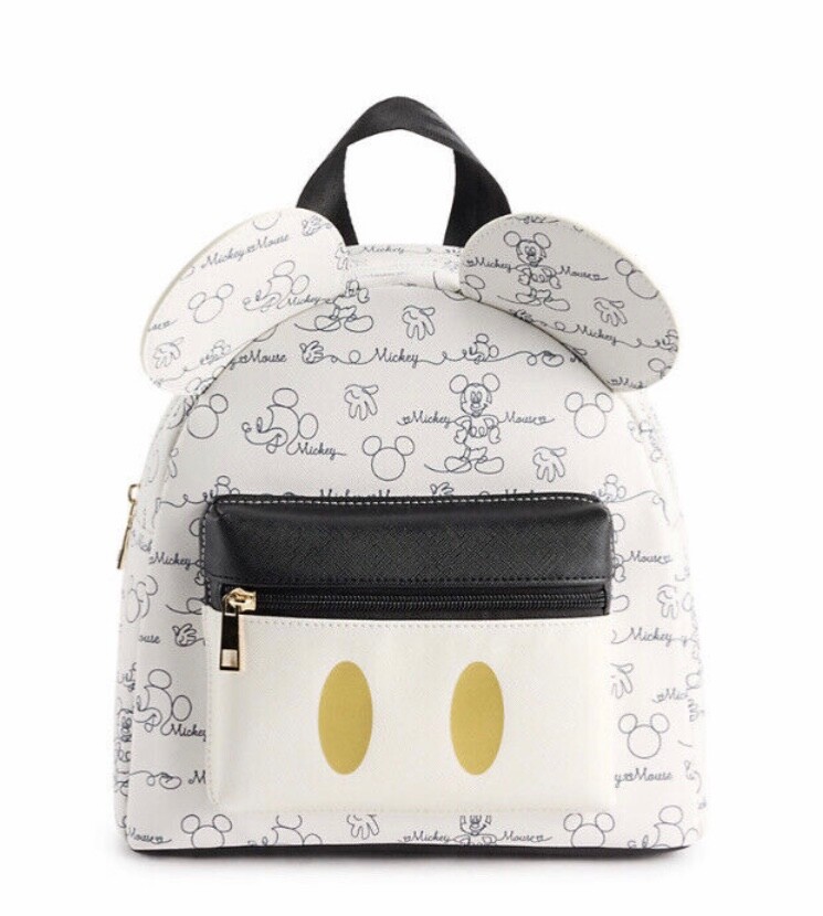 Bioworld Disney Women\'s Black & White Mickey Mouse Mini Backpack  W/3D Ears-NWT Bioworld Disney main image 3