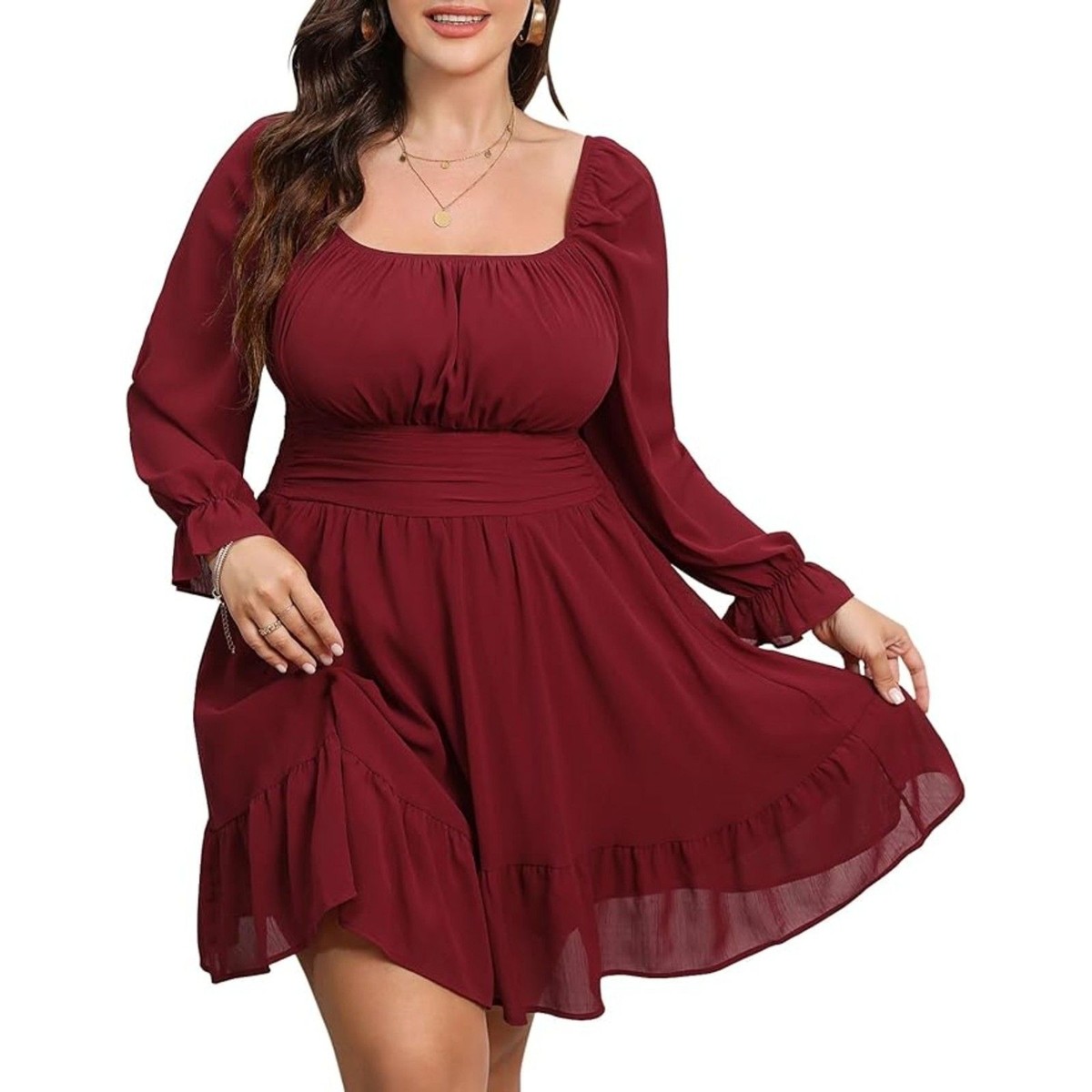knee length dresses for ladies BuddyLove | Clementine Elastic Waist Mini Dress