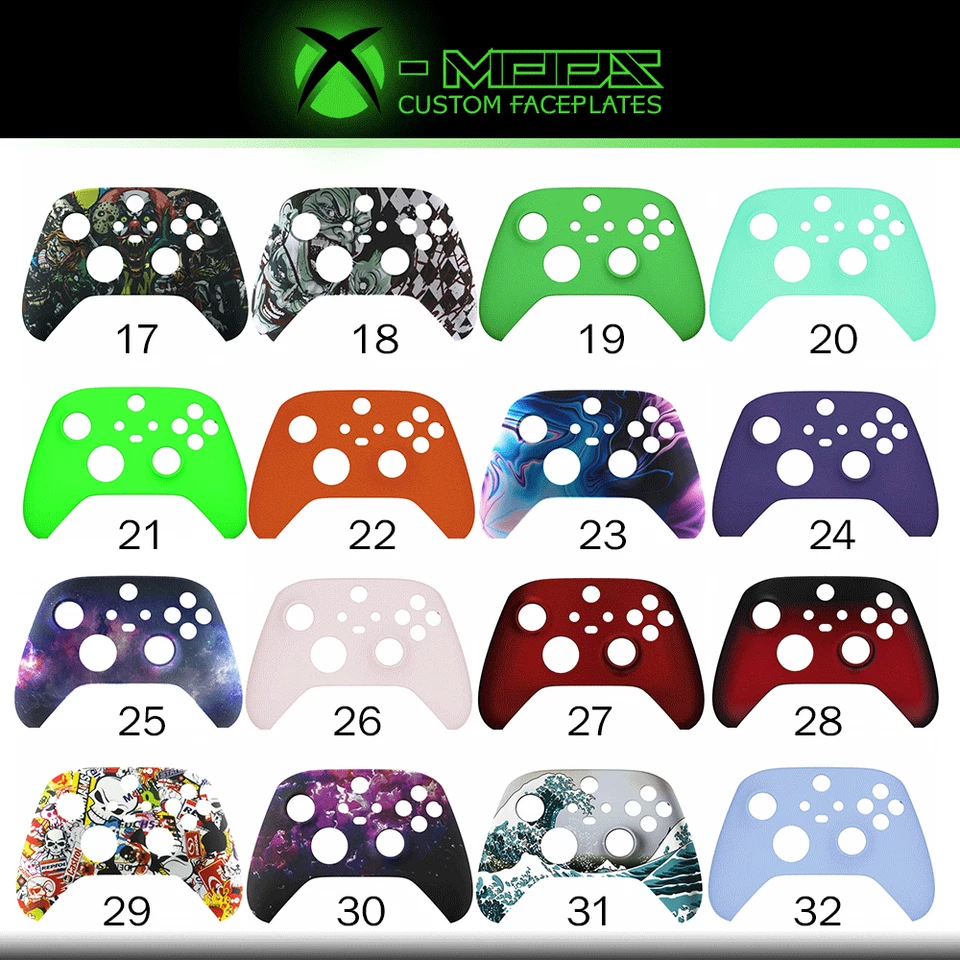 Xbox Series Controller Replacement Custom Faceplate Front Shell Case Mod Plate - Image 2 of 4