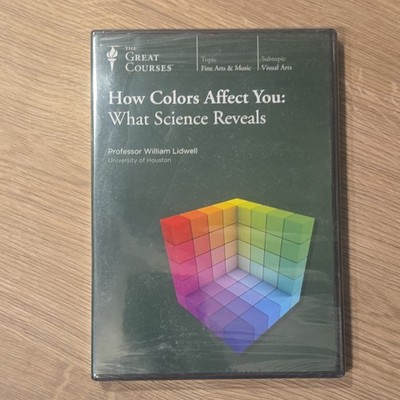 GREAT COURSES How Colors Affect You: What Science Reveals DVD SEALED