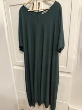 Forrest Green Maxi Dress w/ pockets Size 1-3x