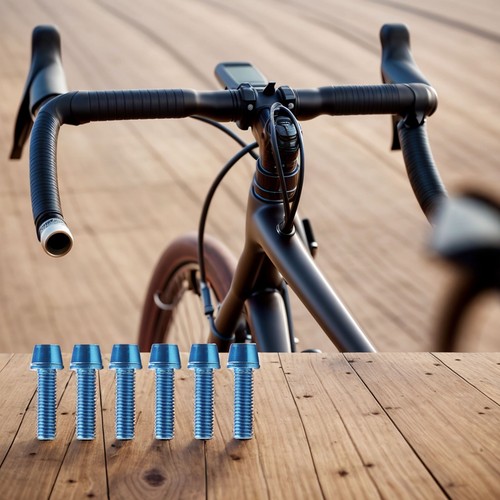 Premium Stainless Steel Bike Screws Set 6 M5 18mm Stem Bolts with Washers - Picture 9 of 21