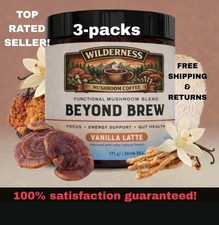 (3) Pack Vanilla Latte Beyond Brew Mushroom C...
