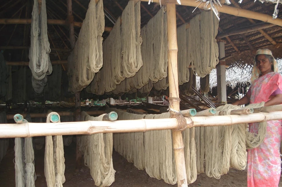 Ковры для йоги MISZBHA 100% хлопок | Одеяло для йоги для восстановительной йоги идеальное | Y... - Изображение 4 из 4