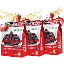 Confezione da 3 Gorilla Whey 6KG Banana Fragola -Proteine - Black Hammer USA
