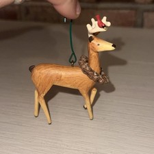 Hallmark Peaceful Animals Keepsake Christmas Ornament Reindeer Deer 2007