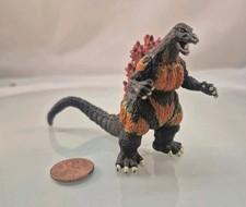 Godzilla Burning Fire Lava Mini Action Figure 3 Toho Bandai - 2002