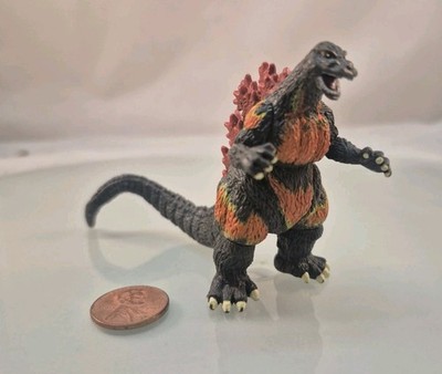 Godzilla Burning Fire Lava Mini Action Figure 3  Toho Bandai - 2002