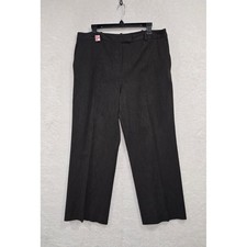 Brooks Brothers Womens Size 14 Gray Flat Front Dress Pants Career