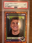 2025 Score-a-Treat Rising Stars Pumpkin - Bo Nix (RC) PSA 9