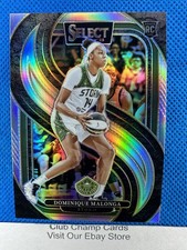 2025 #150 Dominique Malonga Panini Select WNBA Premier Silver Prizm RC Storm
