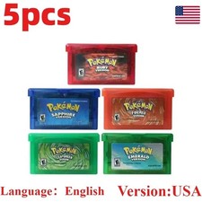 Game Card Emerald For Pokemon GBA