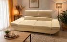 🌟 superbe canapé 3 places en cuir état impeccable proche du neuf 200 x 95 X86