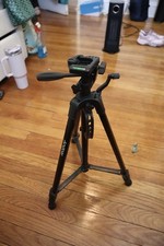Andoer Aluminum Camera Tripod Pan/Tilt Head Quick Release Foldable
