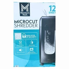Member's Mark 12-Sheet Micro-Cut Shredder