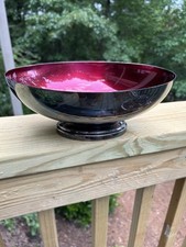Wallace 10 1/8 Inch Silver plate Pedestal Bowl