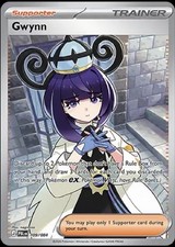 Pokemon TCG Gwynn 109/084 pitch black Trainer Supporter Full Art Holo