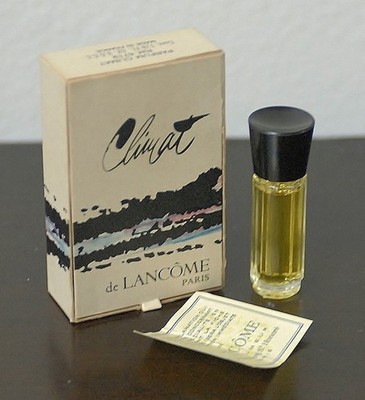Vtg 70s CLIMAT by LANCOME splash PURE PARFUM 3,5ml~1/8 oz MINIATURE Plugged RARE