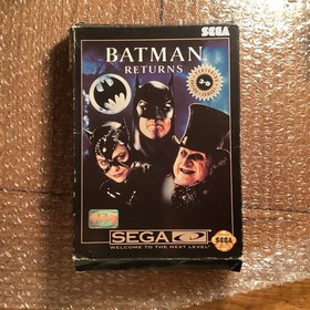 Batman Returns Sega CD 1993 CIB Complete In Box Wit Manual Poster VERY RARE