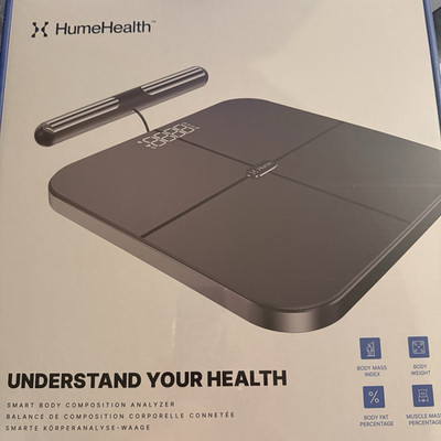 BRAND NEW HumeHealth Bluetooth Smart Body Composition Analyzer Body Fat Scale