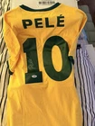 Brazil Pele Authentic Signed Soccer CUSTOM Jersey Autographed PSA DNA ITP COA