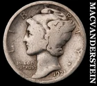 1921 Silver Mercury Dime - Scarce  Semi-key  Better Date  No Reserve  #K3052