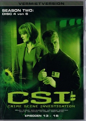 DVD - CSI : Crime Scene Investigation Season 1 Episode 13 - 16 (1 DVD's)