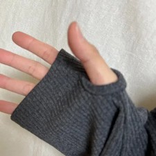 Men's Zip-up Chiffon Chic Knit, Size M-L