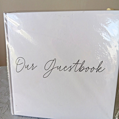 OUR GUESTBOOK WHITE - THE RING BOXES