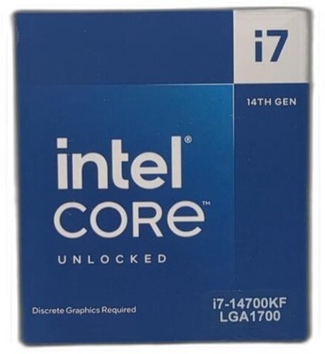 Intel  Core  I7-14700kf New Gaming Desktop Processor 20 Cores (8 P-cores + 12