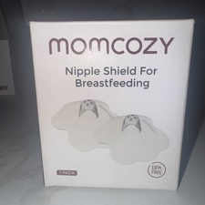Momcozy Contact Nipple Shields, 100 Silicone for Breastfeeding 24mm large