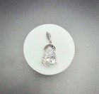 Clear Teardrop CUBIC ZIRCONIA Pendant Earrings Set OOC CZ COLLECTION Silver Tone — photo 6