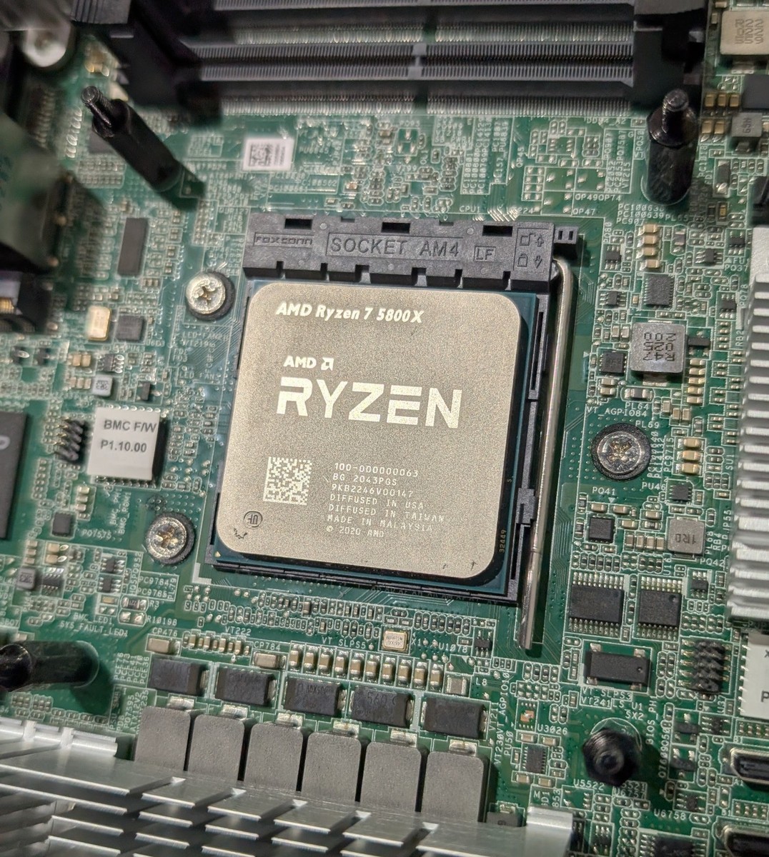 ASRock Rack X570D4I-2T Mini-ITX Server Motherboard AMD Am4 X570