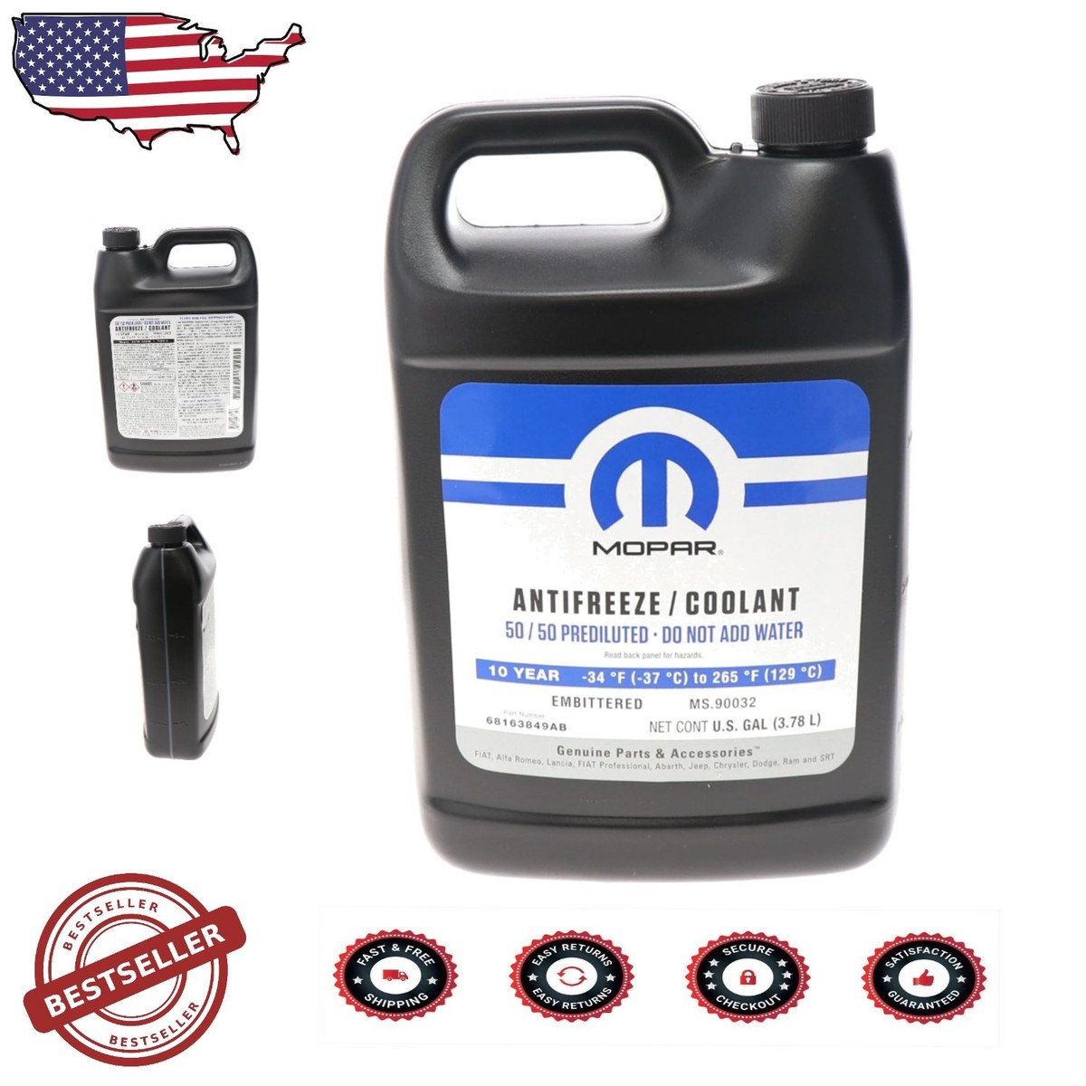 10 Coolant 50/50 Premixed MS.90032 for Chrysler Pacifica Dodge | eBay