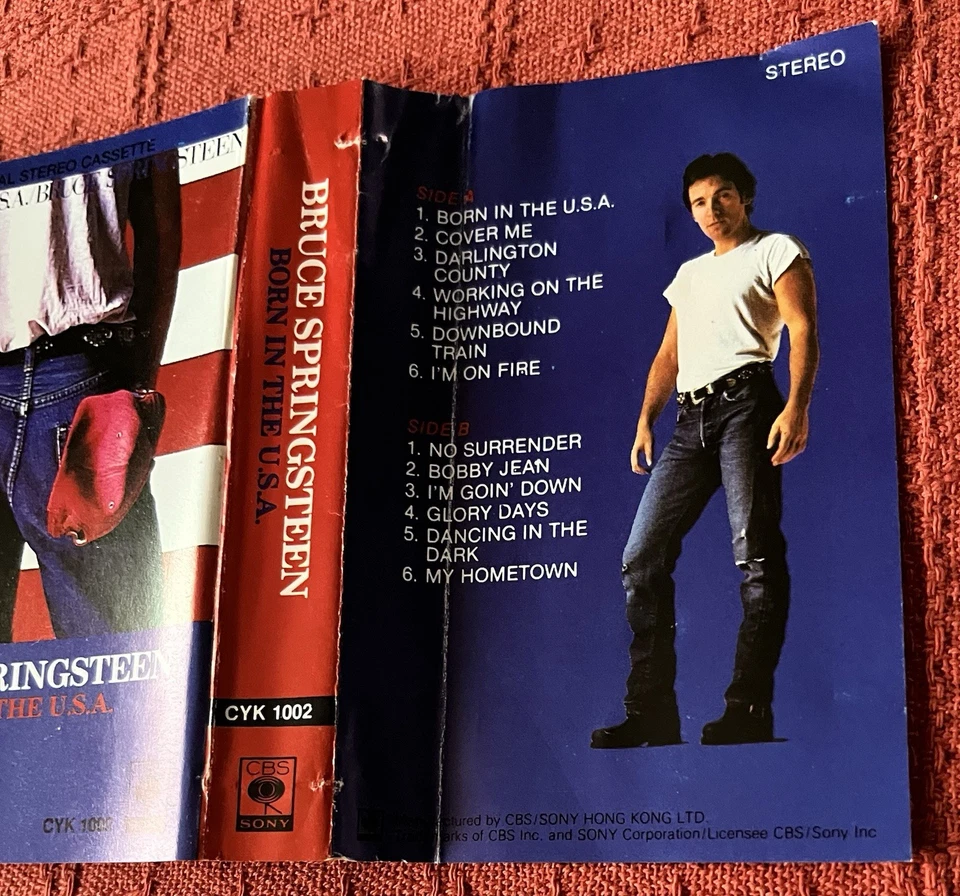 BRUCE SPRINGSTEEN - CASSETTE TAPE - BORN IN THE U.S.A. - RARE HONG KONG ISSUE - Image 4 of 4