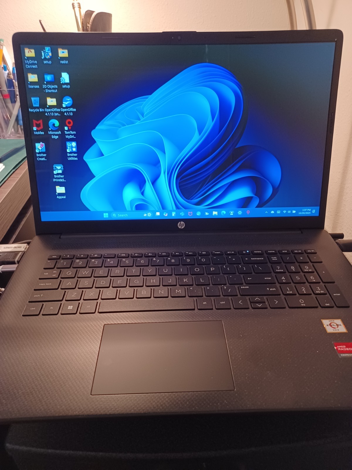 HP 17.3" Laptop with AMD Athlon Processor