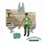 GI Joe 1983 Gung Ho Vintage ARAH Action Figure Near Complete With File Card