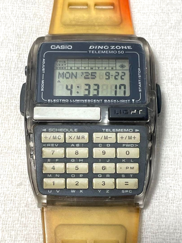 Montre Casio Quartz DATA BANK - Modèle Vintage Occasion - Pour Homme