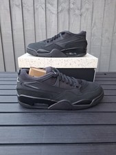 Nike Air Jordan 4 RM Black White 'Black Cat' Trainers Men's Size 8.5 (UK) BNIB