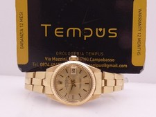 ROLEX LADY-DATEJUST 6917 ORO MASSICCIO 18KT ANNO 1977 AUTOMATICO OROLOGIO