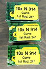 Minitrix N Gauge 10x N 914 Curve 1st Rad24 Degree 3 Packs Very Good Condition