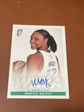 2010 Rittenhouse WNBA Monica Wright Rookie Autograph Minnesota Lynx Phoenix