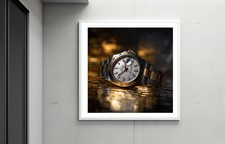 Stampa artistica polare Rolex Explorer II | 24x24 | COA Ltd.25 | Wall Deco C16