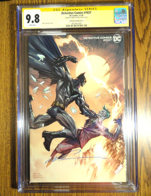 Detective Comics #1027 Seltene Signaturserie Silvestri Variante CGC 9.8 SS Joker