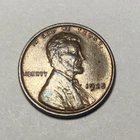 1928 1C Lincoln Wheat Cent. AU, RB color! Old US Penny
