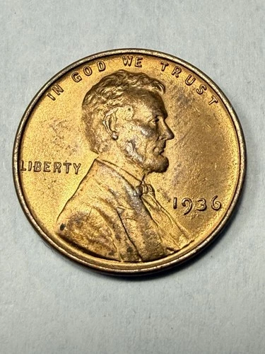 * 1936 RED BU LINCOLN CENT (UPGRADE THAT SPOT IN YOUR SET)- PRICED TO SELL 🔥 *