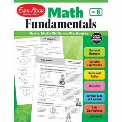 Math Fundamentals, Grade 6 Paperback Evan-Moor Educational Publis
