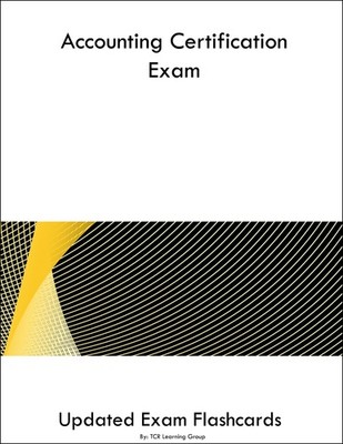 Accounting Certification Exam Flashcards
