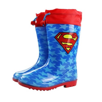 DC Comics Superman Kinder Jugend Stiefel Gummistiefel Regenstiefel 25-34
