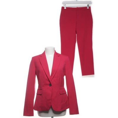 Zara, Anzug, Größe: 36, Elasthan/Polyester/Viskose, Rot, Einfarbig #tw3